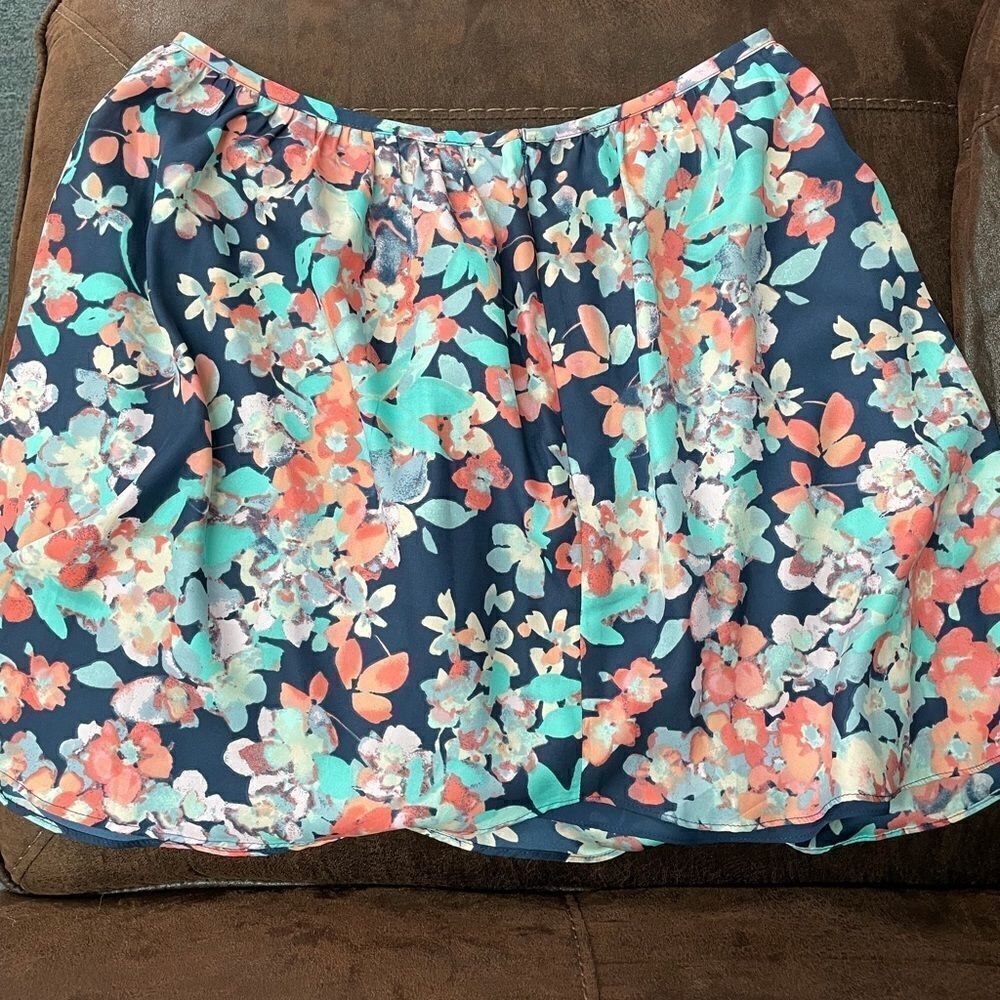 Lauren Conrad Floral Skirt